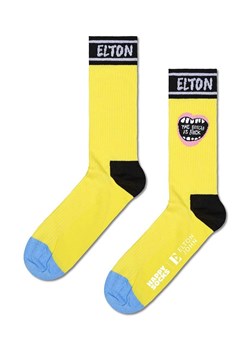 Happy Socks skarpetki x Elton John The Bitch Is Back kolor żółty ze sklepu ANSWEAR.com w kategorii Skarpetki damskie - zdjęcie 169105707