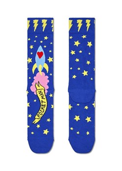 Happy Socks skarpetki Rocket Man kolor niebieski ze sklepu ANSWEAR.com w kategorii Skarpetki damskie - zdjęcie 169105709