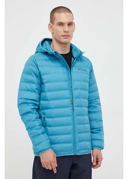 Columbia kurtka sportowa puchowa Lake 22 kolor turkusowy ze sklepu PRM w kategorii Kurtki męskie - zdjęcie 169110347