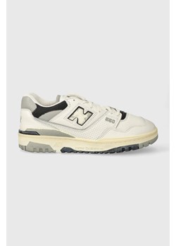 New Balance sneakersy skórzane 550 kolor biały BB550VGB ze sklepu PRM w kategorii Buty sportowe damskie - zdjęcie 169110495