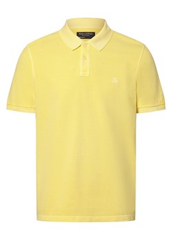 Marc O'Polo Męska koszulka polo Mężczyźni Bawełna żółty jednolity ze sklepu vangraaf w kategorii T-shirty męskie - zdjęcie 169111407