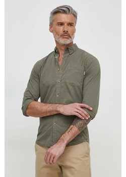 Pepe Jeans koszula bawełniana Prince męska kolor zielony regular z kołnierzykiem button-down ze sklepu ANSWEAR.com w kategorii Koszule męskie - zdjęcie 169112615