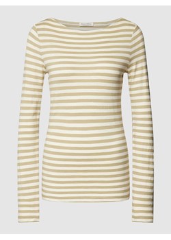 Bluzka z długim rękawem z wzorem w paski ze sklepu Peek&Cloppenburg  w kategorii Bluzki damskie - zdjęcie 169122857