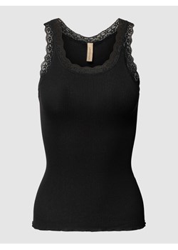 Top z obszyciem koronką model ‘Sarona’ ze sklepu Peek&Cloppenburg  w kategorii Bluzki damskie - zdjęcie 169123116