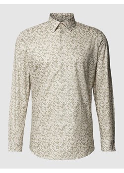 Koszula casualowa o kroju slim fit we wzory na całej powierzchni ze sklepu Peek&Cloppenburg  w kategorii Koszule męskie - zdjęcie 169123388