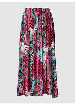 Spódnica midi z wiskozy ze wzorem na całej powierzchni ze sklepu Peek&Cloppenburg  w kategorii Spódnice - zdjęcie 169123756