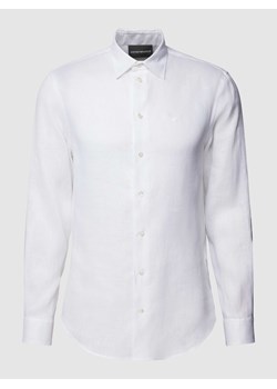 Koszula casualowa o kroju slim fit z wyhaftowanym logo ze sklepu Peek&Cloppenburg  w kategorii Koszule męskie - zdjęcie 169123788