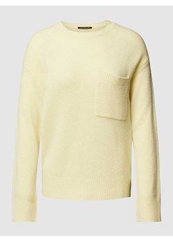 Sweter z dzianiny z kieszenią na piersi ze sklepu Peek&Cloppenburg  w kategorii Swetry damskie - zdjęcie 169123865
