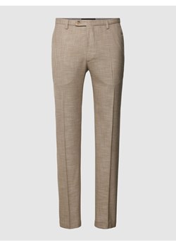Spodnie do garnituru w kant model ‘Bravo’ ze sklepu Peek&Cloppenburg  w kategorii Spodnie męskie - zdjęcie 169123878