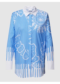 Bluzka koszulowa ze wzorem w paski ze sklepu Peek&Cloppenburg  w kategorii Koszule damskie - zdjęcie 169124007