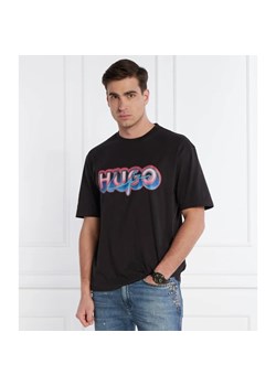 Hugo Blue T-shirt Nillumi | Regular Fit ze sklepu Gomez Fashion Store w kategorii T-shirty męskie - zdjęcie 169124436