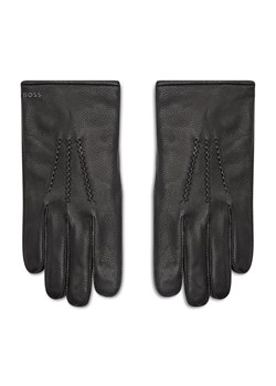 Rękawiczki Męskie Boss T-Hanton-TT 50478598 Black 001 ze sklepu eobuwie.pl w kategorii Rękawiczki męskie - zdjęcie 169128237