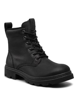 Trapery ECCO Grainer W 21472301001 Czarny ze sklepu eobuwie.pl w kategorii Workery damskie - zdjęcie 169129399