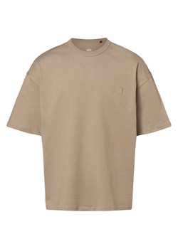 Alpha Industries Koszulka męska Mężczyźni Bawełna taupe jednolity ze sklepu vangraaf w kategorii T-shirty męskie - zdjęcie 169132169