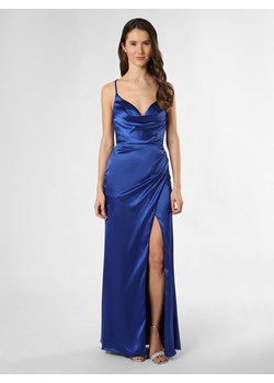 Luxuar Fashion Damska sukienka wieczorowa Kobiety Satyna błękit królewski jednolity ze sklepu vangraaf w kategorii Sukienki - zdjęcie 169132175