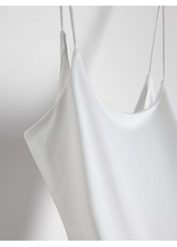Reserved - Dopasowane body - biały ze sklepu Reserved w kategorii Bluzki damskie - zdjęcie 169133515