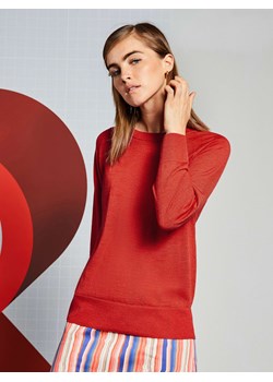 Rodier Wełniany sweter w kolorze czerwonym ze sklepu Limango Polska w kategorii Swetry damskie - zdjęcie 169133767