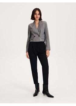 Reserved - Spodnie cygaretki - czarny ze sklepu Reserved w kategorii Spodnie damskie - zdjęcie 169134545