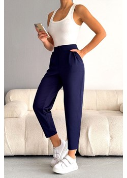 Spodnie MILEANA NAVY ze sklepu Ivet Shop w kategorii Spodnie damskie - zdjęcie 169135139