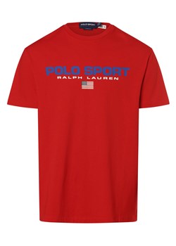 Polo Sport Koszulka męska Mężczyźni Bawełna czerwony nadruk ze sklepu vangraaf w kategorii T-shirty męskie - zdjęcie 169136867