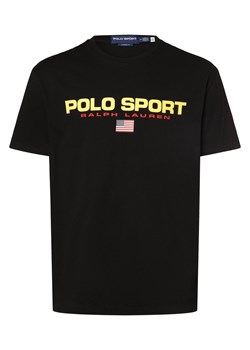 Polo Sport Koszulka męska Mężczyźni Bawełna czarny nadruk ze sklepu vangraaf w kategorii T-shirty męskie - zdjęcie 169136869