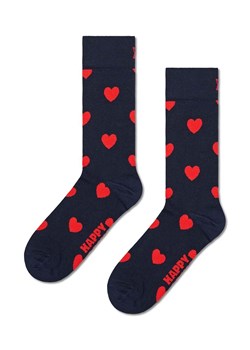 Happy Socks skarpetki Heart Sock kolor granatowy ze sklepu ANSWEAR.com w kategorii Skarpetki damskie - zdjęcie 169137547