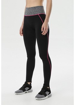 Czarno-Różowe Legginsy Let's Do This ze sklepu Born2be Odzież w kategorii Spodnie damskie - zdjęcie 169137985