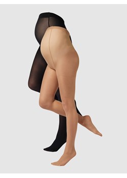 Rajstopy ciążowe z ozdobnymi szwami model ‘MALOU’ ze sklepu Peek&Cloppenburg  w kategorii Rajstopy - zdjęcie 169138376