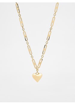 Reserved - Pozłacany naszyjnik z zawieszką w kształcie serca - złoty ze sklepu Reserved w kategorii Naszyjniki - zdjęcie 169144906