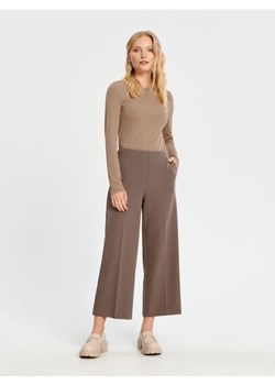 Sinsay - Spodnie wide leg - brązowy ze sklepu Sinsay w kategorii Spodnie damskie - zdjęcie 169146289
