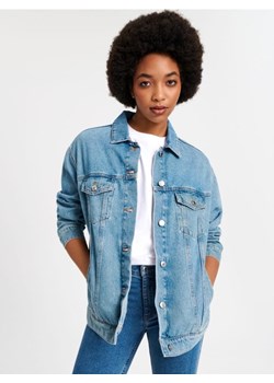 Sinsay - Kurtka jeansowa oversize - niebieski ze sklepu Sinsay w kategorii Kurtki damskie - zdjęcie 169146308
