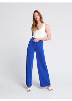 Sinsay - Spodnie wide leg - niebieski ze sklepu Sinsay w kategorii Spodnie damskie - zdjęcie 169146327