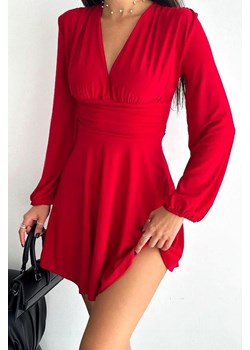 Sukienka SABANA RED ze sklepu Ivet Shop w kategorii Sukienki - zdjęcie 169147485