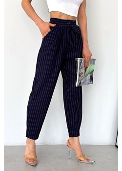 Spodnie LOMISA NAVY ze sklepu Ivet Shop w kategorii Spodnie damskie - zdjęcie 169147489