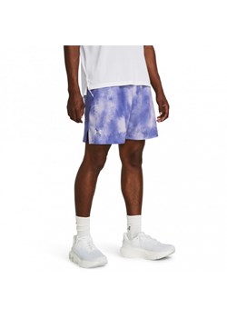 Męskie spodenki do biegania Under Armour Launch Pro 7'' Printed Short - fioletowe ze sklepu Sportstylestory.com w kategorii Spodenki męskie - zdjęcie 169160495