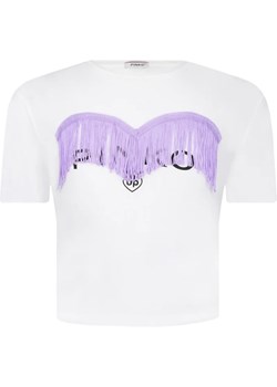 Pinko UP T-shirt | Cropped Fit | stretch ze sklepu Gomez Fashion Store w kategorii Bluzki dziewczęce - zdjęcie 169161279