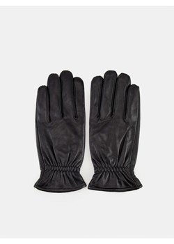 Sinsay - Rękawiczki skórzane - czarny ze sklepu Sinsay w kategorii Rękawiczki męskie - zdjęcie 169162186