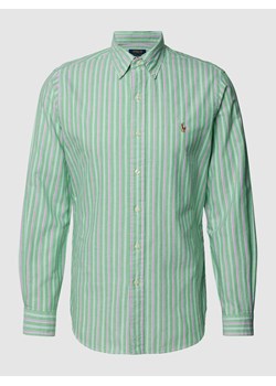 Koszula casualowa o kroju slim fit z wzorem w paski ze sklepu Peek&Cloppenburg  w kategorii Koszule męskie - zdjęcie 169165068