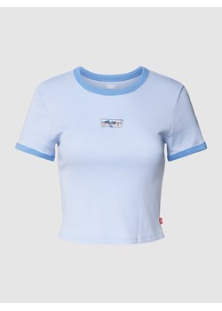 T-shirt krótki z naszywką z motywem ze sklepu Peek&Cloppenburg  w kategorii Bluzki damskie - zdjęcie 169165079