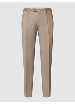 Spodnie do garnituru o kroju slim fit z dodatkiem streczu ze sklepu Peek&Cloppenburg  w kategorii Spodnie męskie - zdjęcie 169165277
