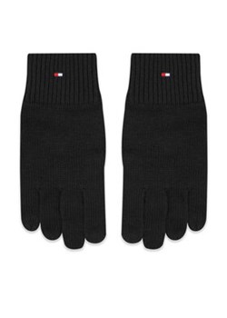 Tommy Hilfiger Rękawiczki Męskie Essential Flag Knitted Gloves AM0AM11048 Czarny ze sklepu MODIVO w kategorii Rękawiczki męskie - zdjęcie 169180726