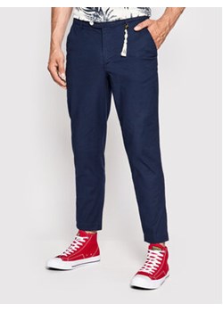 Jack&Jones Spodnie materiałowe Stace 12210116 Granatowy Regular Fit ze sklepu MODIVO w kategorii Spodnie męskie - zdjęcie 169180759