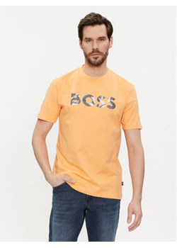 Boss T-Shirt Thompson 15 50513382 Pomarańczowy Regular Fit ze sklepu MODIVO w kategorii T-shirty męskie - zdjęcie 169180778