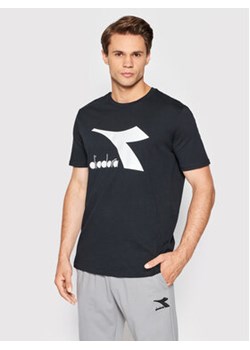 Diadora T-Shirt Chromia 102.178747 Czarny Regular Fit ze sklepu MODIVO w kategorii T-shirty męskie - zdjęcie 169181035