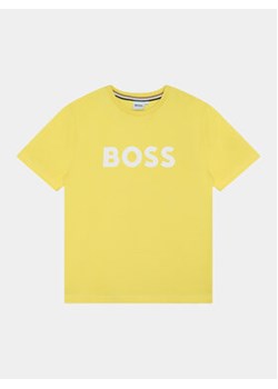 Boss T-Shirt J50718 M Żółty Regular Fit ze sklepu MODIVO w kategorii T-shirty chłopięce - zdjęcie 169181215