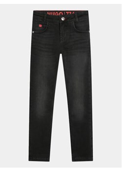 Hugo Jeansy G00050 D Czarny Skinny Fit ze sklepu MODIVO w kategorii Spodnie chłopięce - zdjęcie 169182066