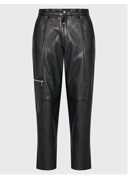 Young Poets Society Spodnie skórzane Toni Soft 107581 Czarny Regular Fit ze sklepu MODIVO w kategorii Spodnie męskie - zdjęcie 169182787