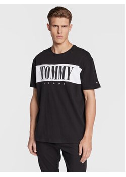 Tommy Jeans T-Shirt Colorblock Serif DM0DM14994 Czarny Regular Fit ze sklepu MODIVO w kategorii T-shirty męskie - zdjęcie 169183256