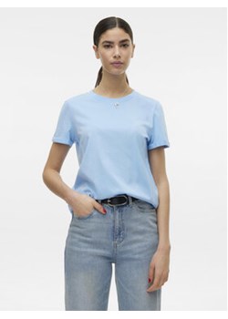 Vero Moda T-Shirt Paula 10243889 Niebieski Regular Fit ze sklepu MODIVO w kategorii Bluzki damskie - zdjęcie 169184167