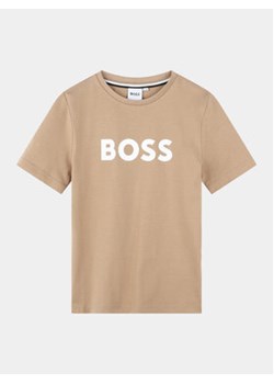 Boss T-Shirt J50718 M Beżowy Regular Fit ze sklepu MODIVO w kategorii T-shirty chłopięce - zdjęcie 169184407